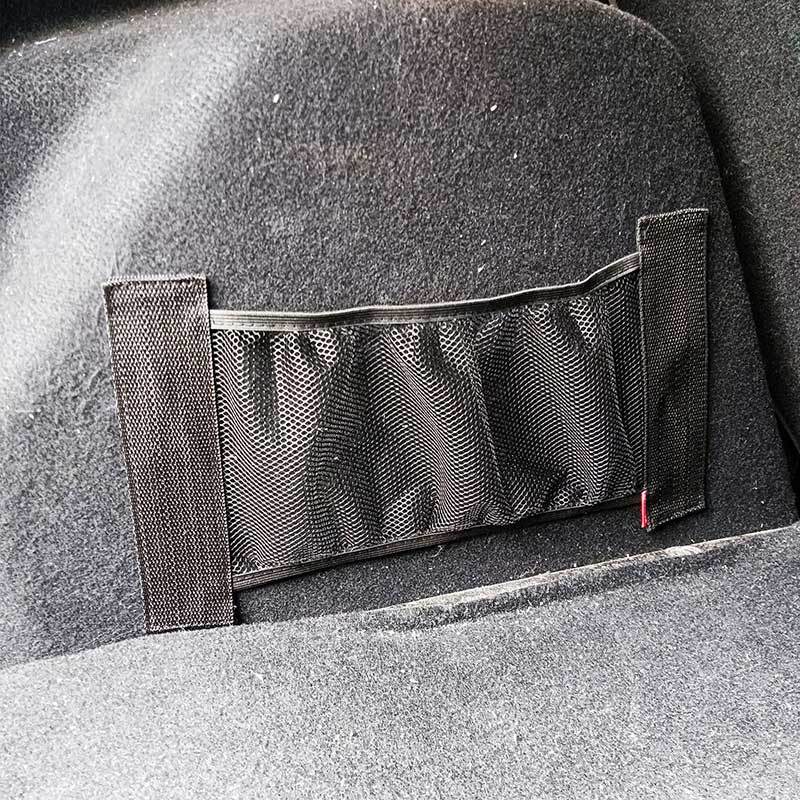 TEMU Car Trunk Fixed Net Pocket For Miscellaneous Items - A Large Capacity Expandable Luggage Storage And Organizing Net Pocket, Very Suitable For