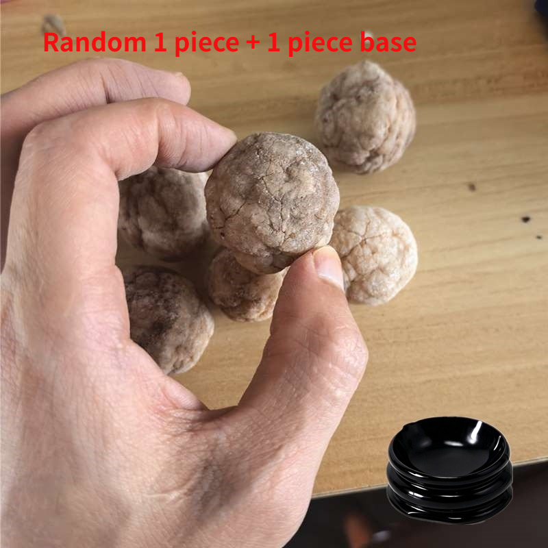 TEMU 2pcs Set: 1 Crystal Geode + 1 Base (unopened), Random Irregular Shape – Smash Your Moroccan Agate Stone Egg, Mystery Box Surprise, Contains A