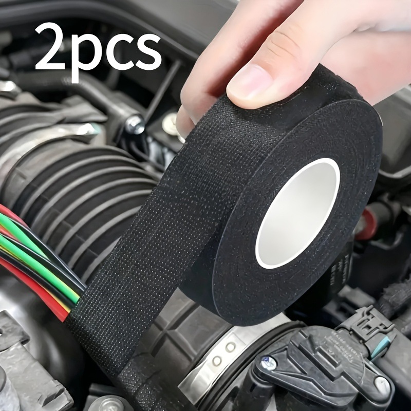 TEMU 2 Rolls Of Heavy-duty Repair Adhesive Tape, Suitable For Automotive Wiring Harnesses, Vehicle Repair, And Motor Maintenance - 395-inch Length,