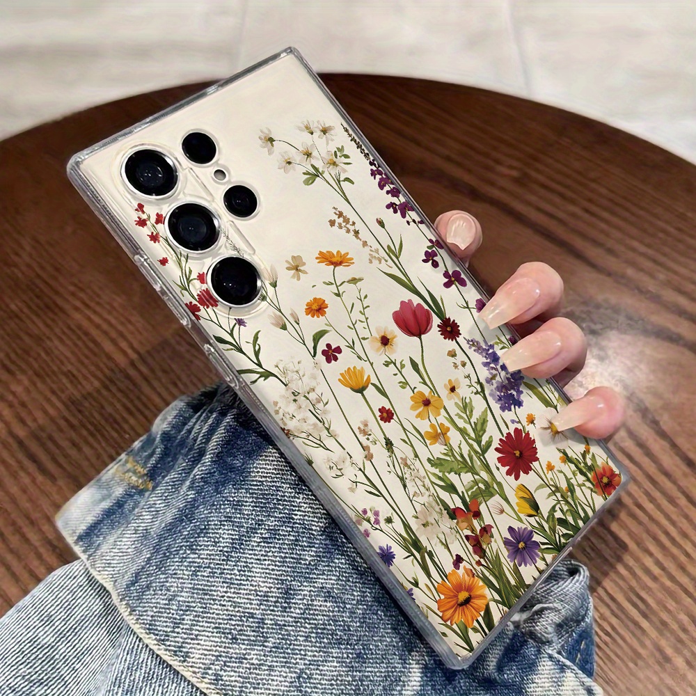 TEMU Phone Case: Colorful Aesthetic Phone Case For Galaxy S25/s24/s23/s22/s21 /s23 /s23 Fe/s22 /s21 /s21 Fe/note 10/note 20