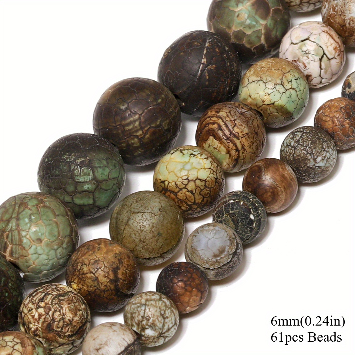 E-shop AAA Natürliche Grüne Achat Perlen - Vintage Einzigartige Lose Spacer Perlen für Schmuckherstellung, DIY Wunderschöne Armbänder Halsketten