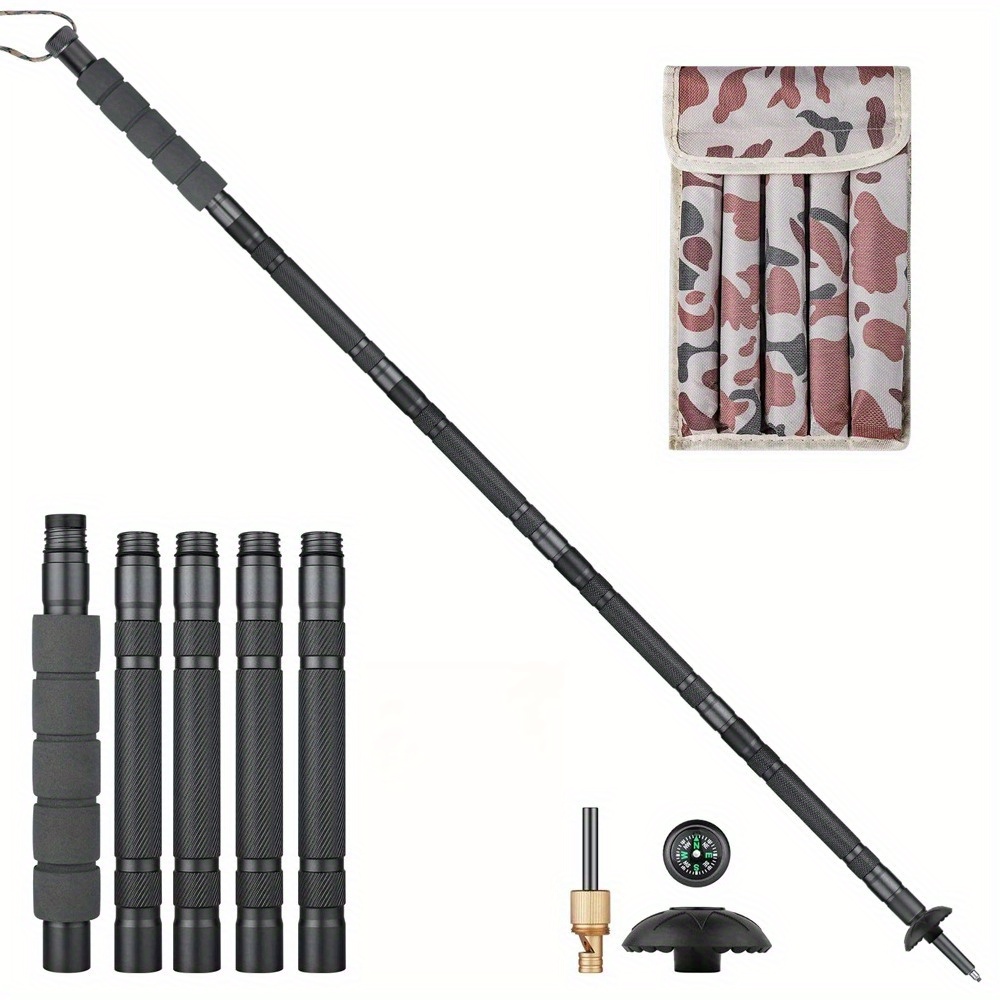 Trekking Pole 12in 1 Multifunctional Adjustable Hiking Poles+storage Bag For Camping Hiking Assemblable And Adjustable Multifunctional Outdoor Products