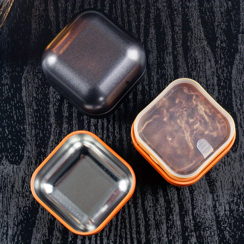 1pc portable metal cut tobacco storage boxes durable plastic