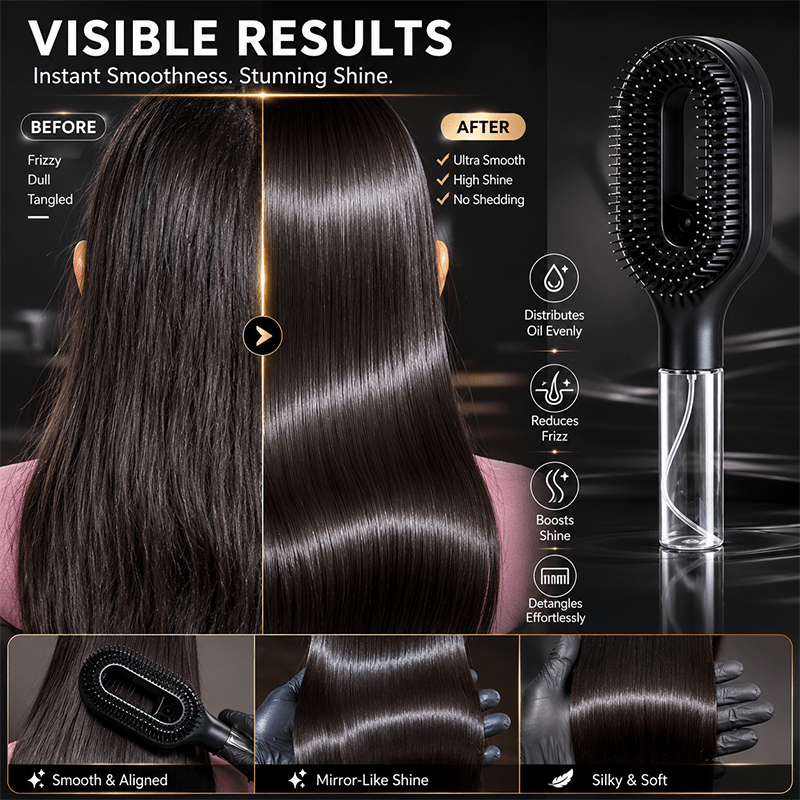 4pcs Refillable Hair Oil Applicator Brush Set