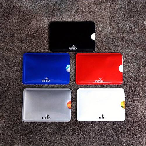 5pcs set rfid blocking sleeves credit card protectors for rfid cardholders protection sleeves theft protection rfid blocking sleeves suitable for office and outdoor travel