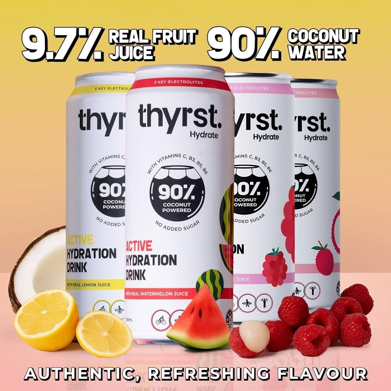 Active Hydration Drink u2013 Assorted 500mLx8 - 90% Coconut+ 9.7% Real Fruit 5 Electrolytes+ Vitamins C, B3, B5, B6 Natural Energy Drink - No Added Sugar, Workout Hydration, Gym Hydration, Refreshing Taste, Coconut Flavor, Vitaminrich Formula