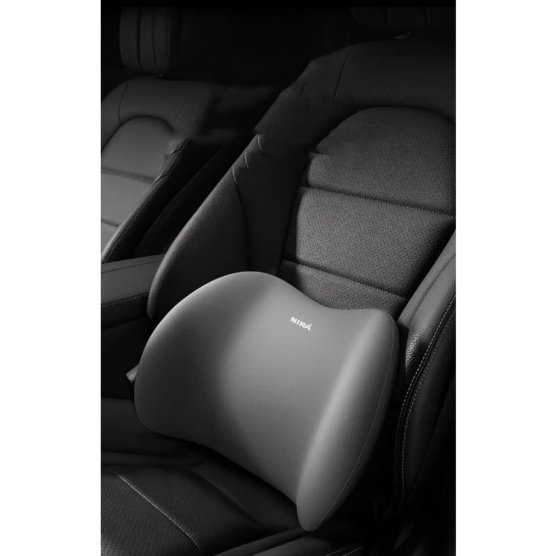 Memory Foam  Seat Backrest and Headrest - Comfortable Neck Pillow and Driver's Seat Lumbar Cushion