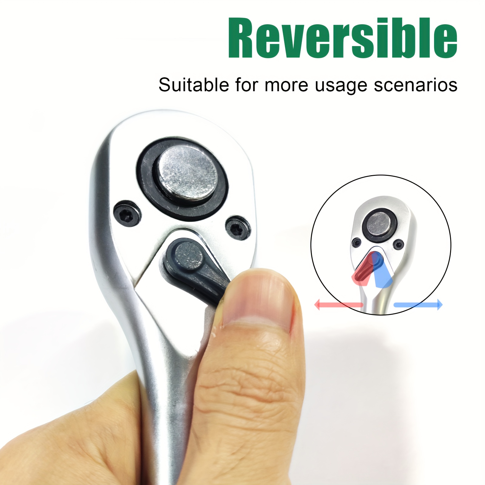Extra Long Telescopic Ratchet Wrench with Quick-Change Sleeve