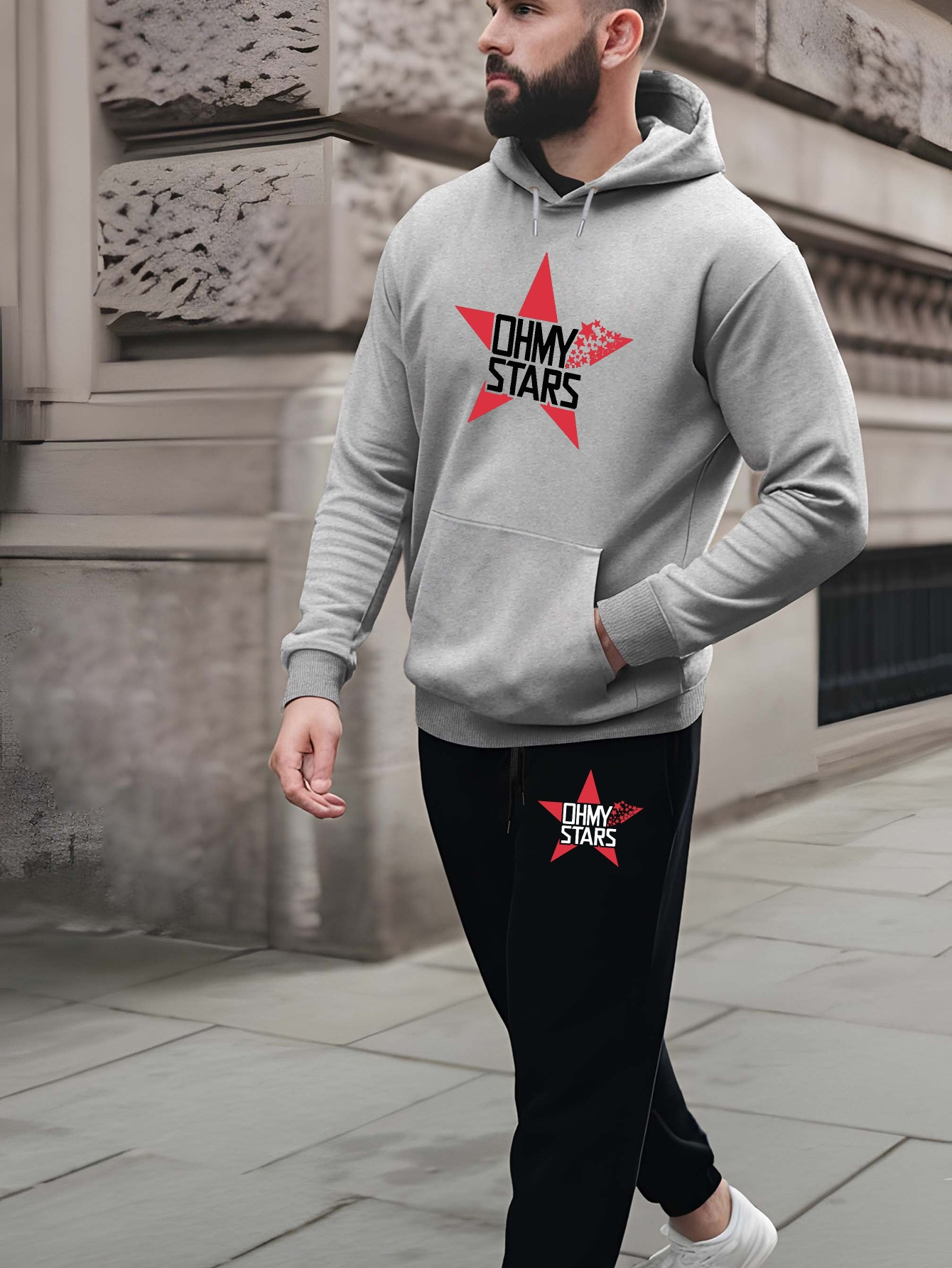 conjunto deportivo capucha hombre talla Temu Ecuador