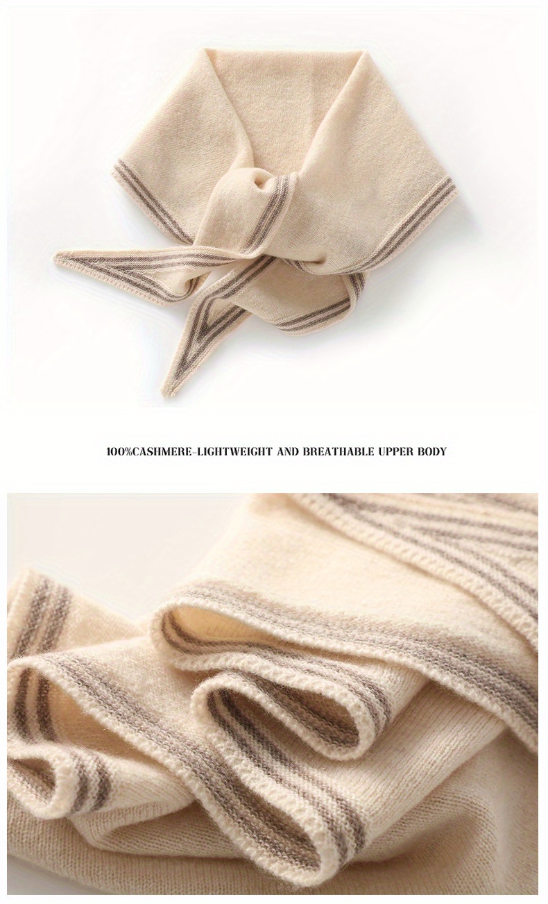 Ultra-Soft Cashmere Scarf: A Two-In-One Versatile Triangular Shawl And Neck Gaiter for Warmth And Comfort