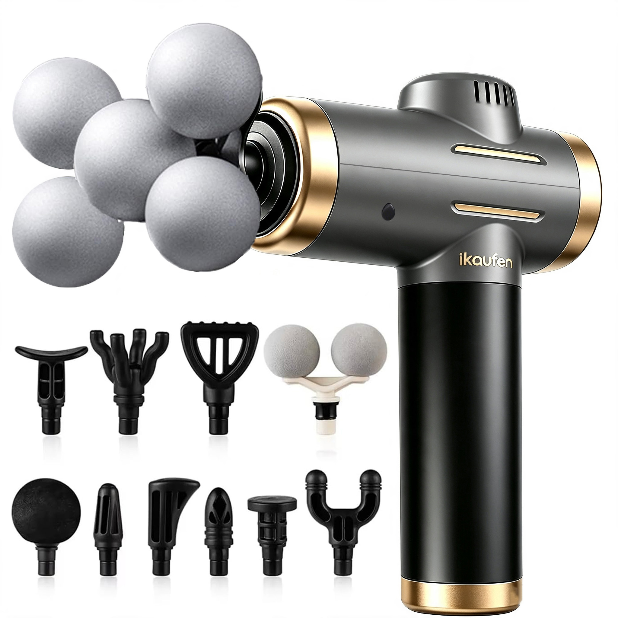 99 Massage Gun With Wide-coverage Head, Comfortable Massage For Home & Travel | Lightweight Handheld Design With Wide-coverage Massage Head, , Multiple Massage Heads For Home, Gym & Travel