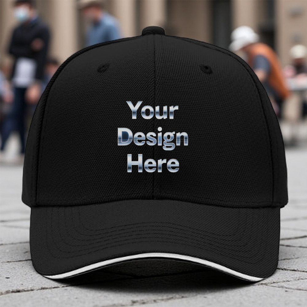 TEMU Customized N (jjj) Baseball Caps, Customizable With Text/photos/logos, In Multiple Colors, Suitable For Everyday Sports, Outdoor Activities,