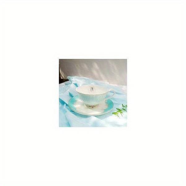 elegant blue white bone china porcelain tea cup saucer set     breakfast or afternoon tea   1 cup and 1 saucer ideal for coffee or   tea cup set floral pattern cup porcelain   Product details 0
