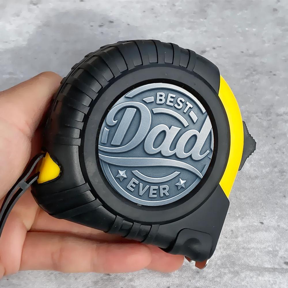 best dad ever retractable measuring tape ideal for home   crafts accurate measurements   design perfect   who love   great for construction woodworking more