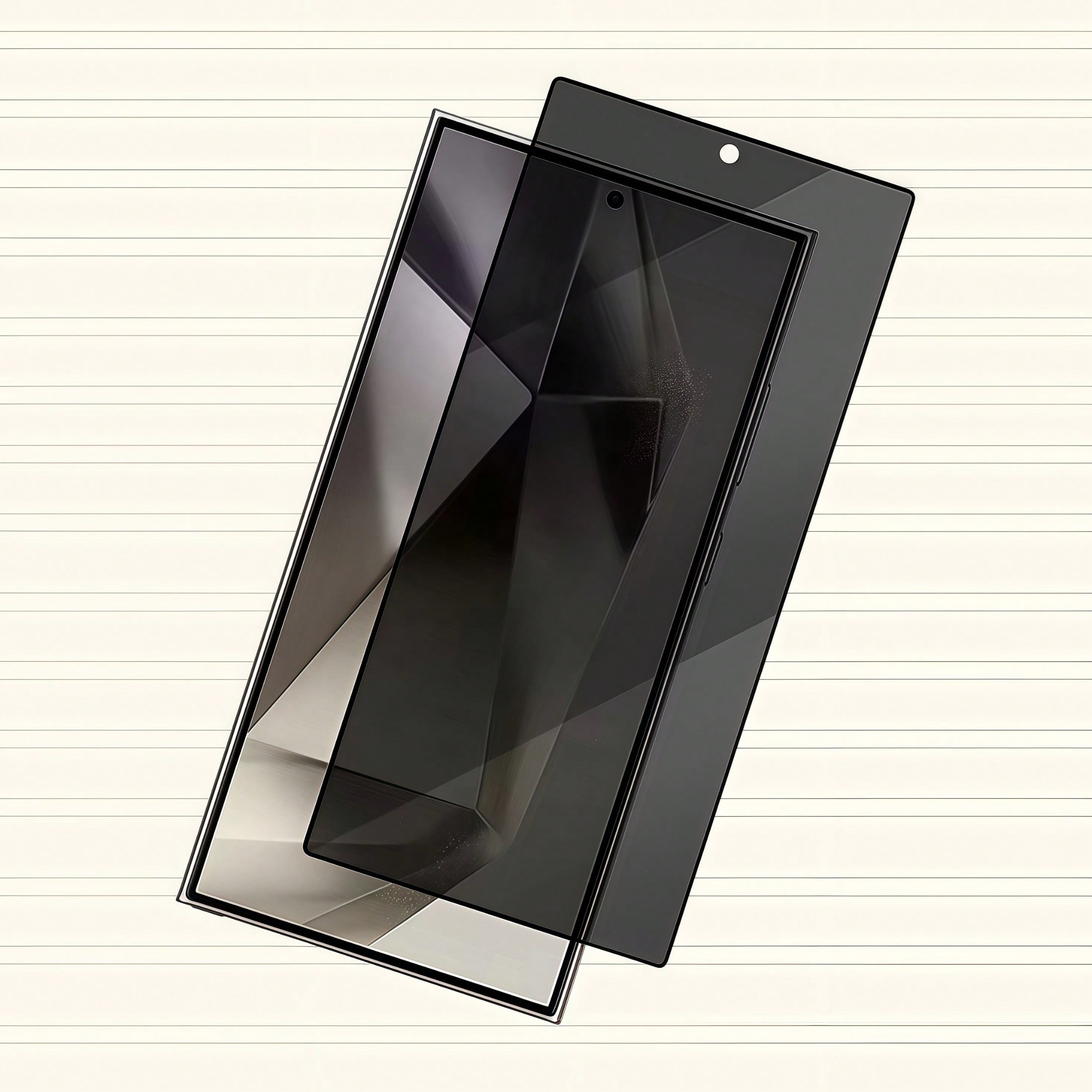 E-shop 3er-Pack Sichtschutz-Displayschutzfolie, passend für for Samsung Galaxy S21/S22/S23/S24/S25, gehärtetes Glas mit 9H Härte für Kratzfestigkeit,