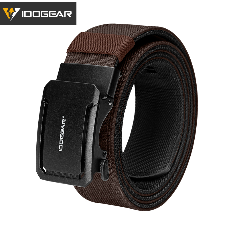 Image of Idogear Tactical Belt With Metal Ratchet Adjustable 1.75' 1000d Nylon Hard Belt Training Tactical Belt