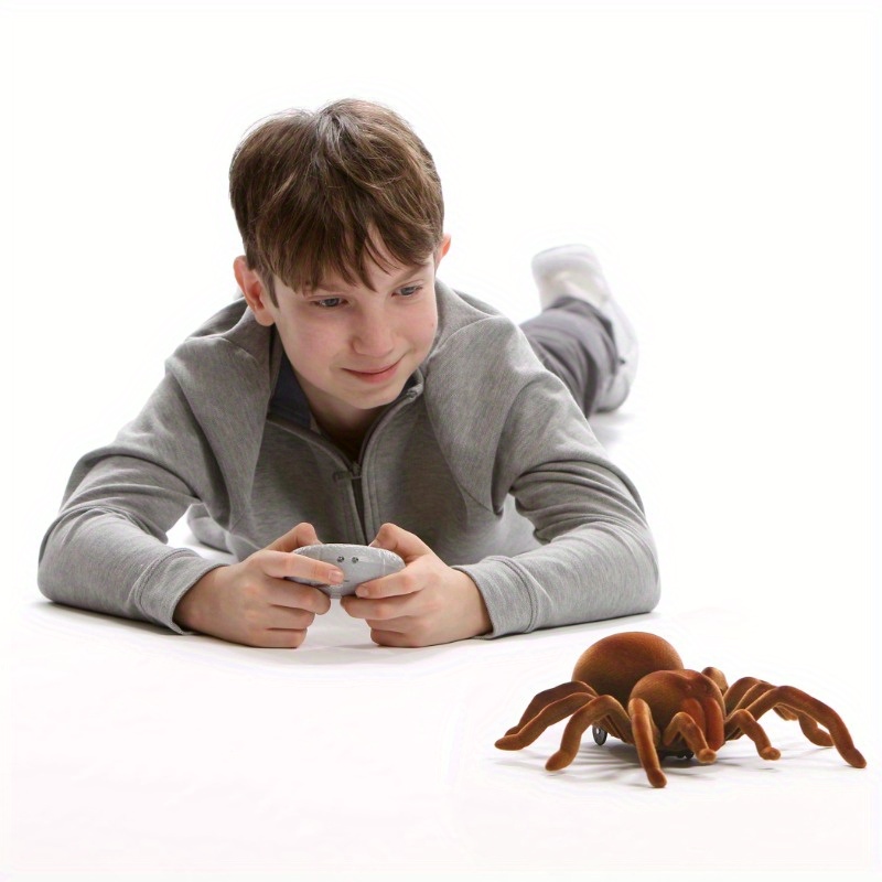 Infrared Remote Control Fuzzy Brown Spider
