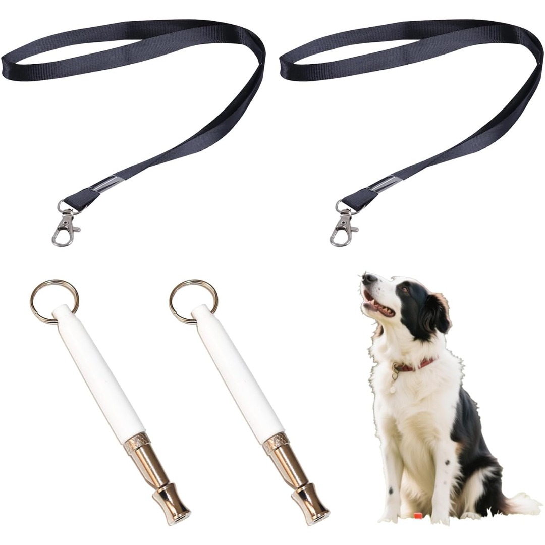 TEMU 2-pack , Silent High-frequency , Dog Training Aid, Dog Training Whistle, Dog Whistle, Technology