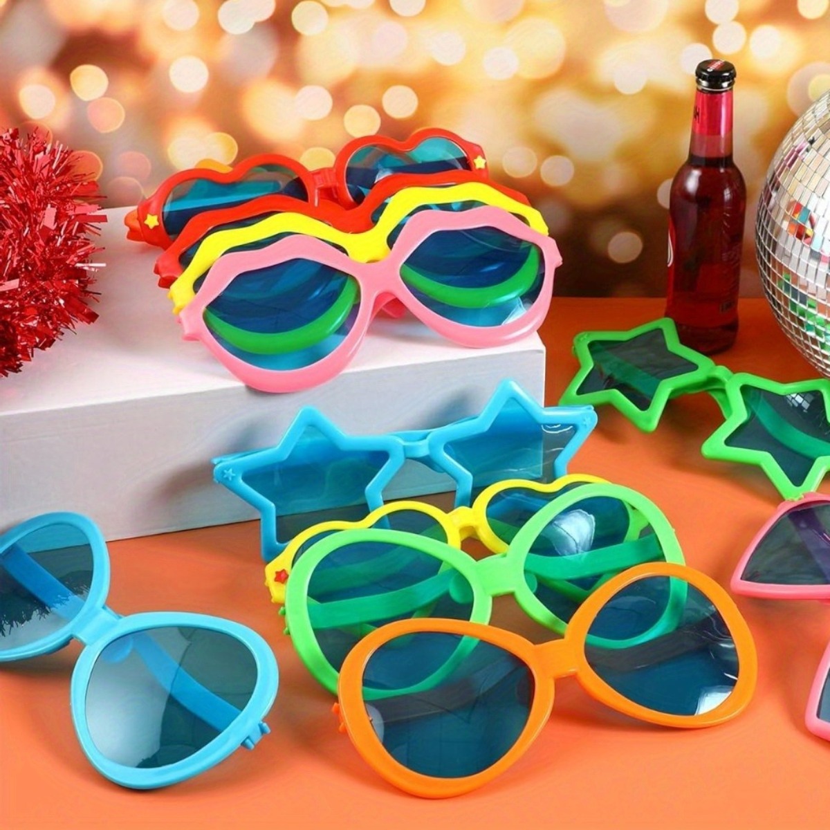 6pcs Oversized Glasses for Party Costumes and Role-Playing