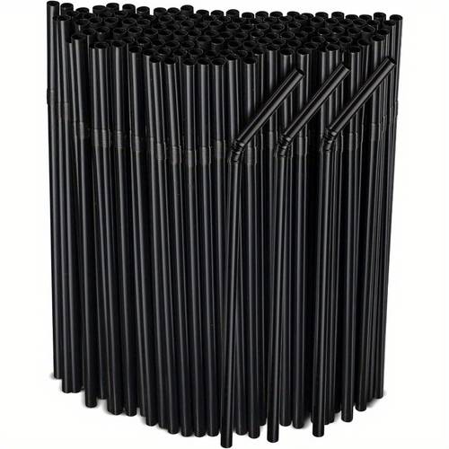 a set of 100 flexible black stirring sticks made from durable polyethylene ideal for use in brewing mixing tanks and chemical stirring sticks are designed for liquids slurries and and are reusable