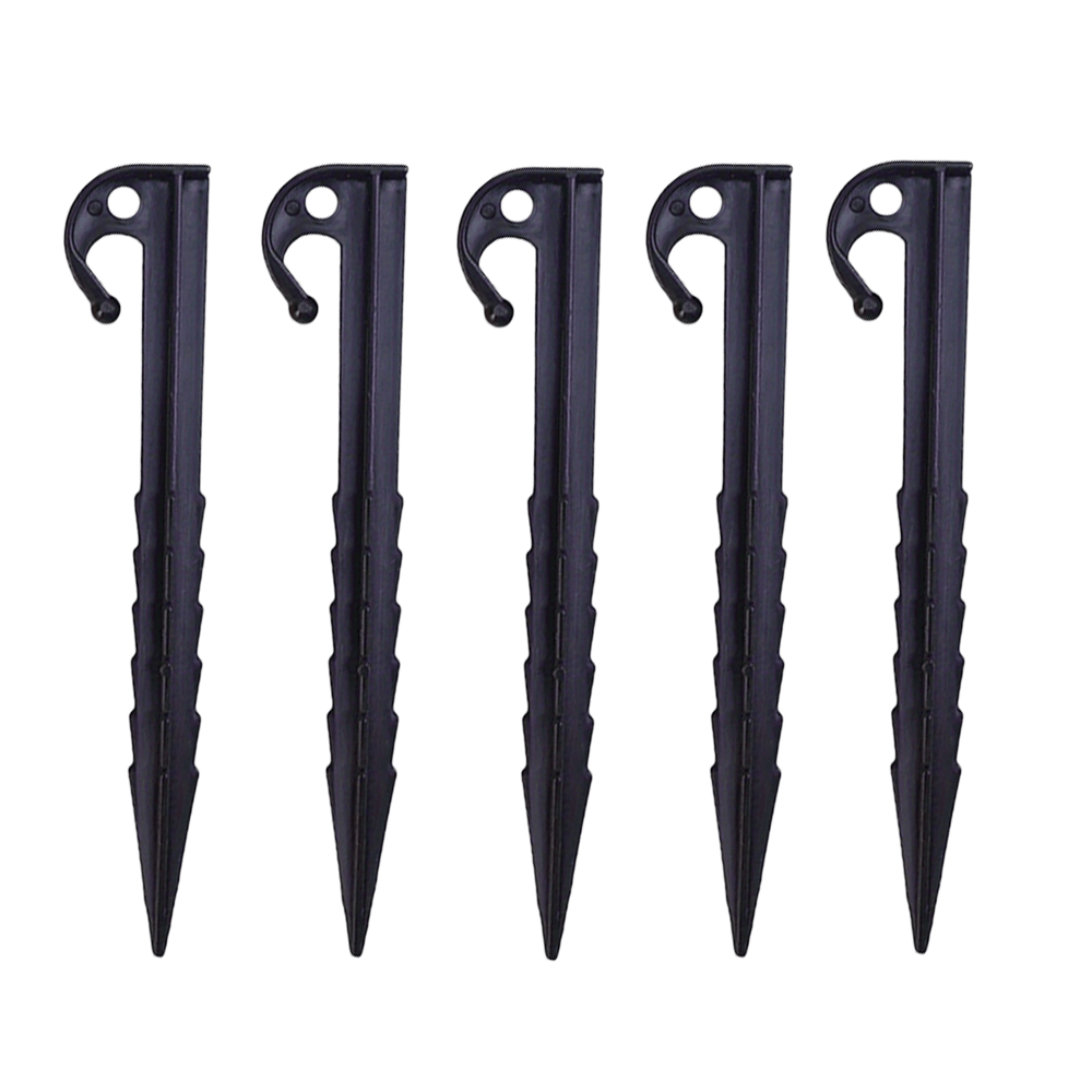 E-shop 5 robuste Campingpfähle aus Kunststoff, entwickelt für Outdoor-Trips und Strandmatte, um Zelte zu sichern, geeignet für