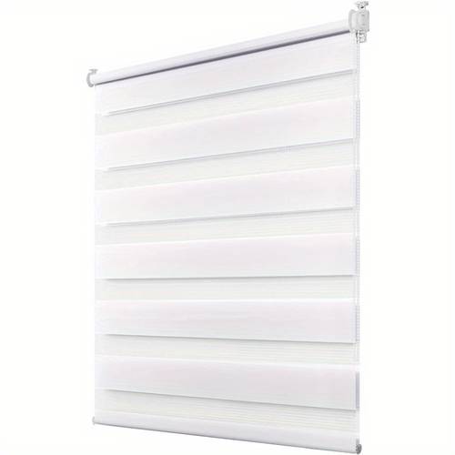 no hole double roller blinds mounting system double layer design adjustable blackout and light transmission suitable for living rooms bedrooms and offices no tools required