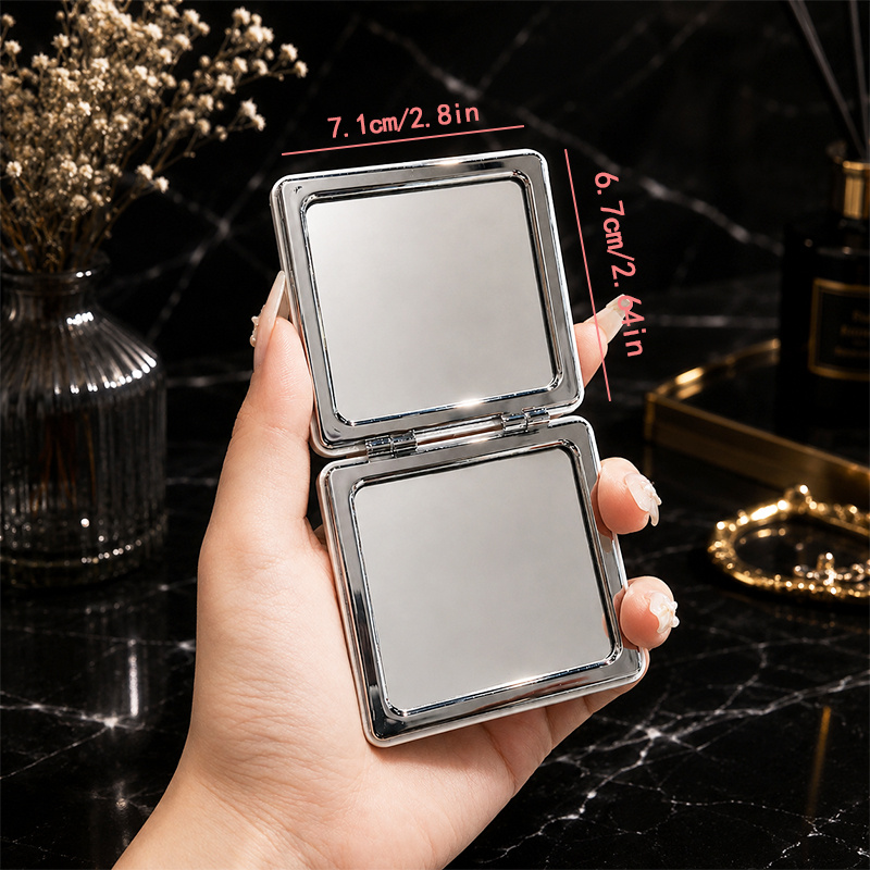 Retro Sunflower Compact Handheld Mirror for Girls