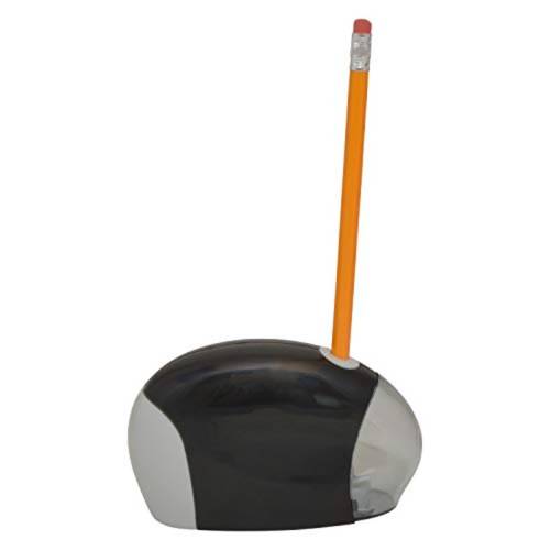 55851 small battery powered pencil sharpener for school home and work black