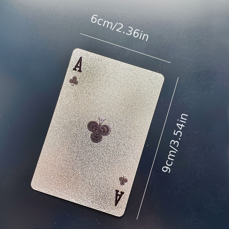 Silver Playing Cards, Thickened Hard Structure