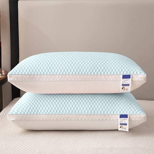 2pcs cool and breathable tofu pillow relax the neck support enjoy a comfortable in or in the hotel gift