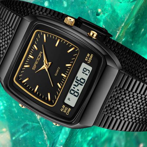 item picture the luminous display ensures in low light making activities the calendar function allows you to check important occasions the stainless steel strap is sturdy