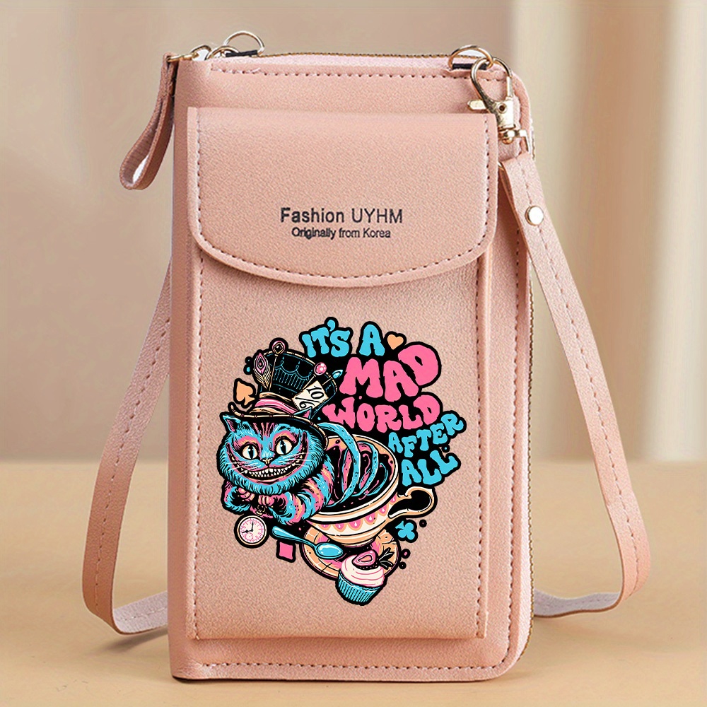 

Cat Phone Wallet , - Crossbody Bag For , , Christmas - 1pc