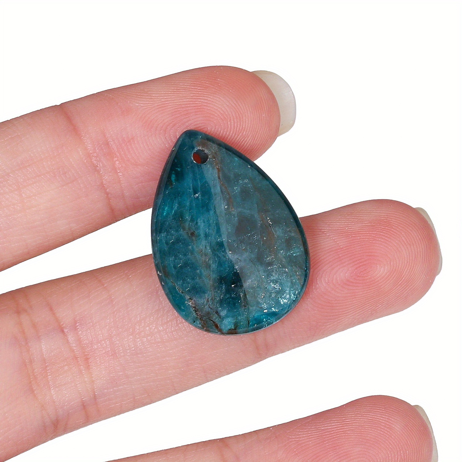 Image of 1pc 18x25mm Natural Stone Amethyst Agate Tiger Eye Droplet Shaped Pendant, Suitable For Jewelry Making Elegant Bracelets, Necklaces, Earrings, Handicraft Additions, Fashion Gifts For Women