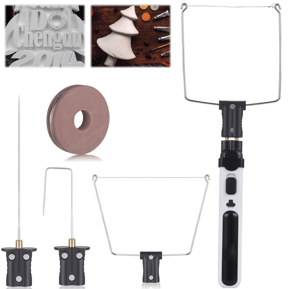 Cutting Accessory Kit With 3 Types Of Replaceable And 5m Auxiliary Wire, Foam Shaping Hand Tools For Making