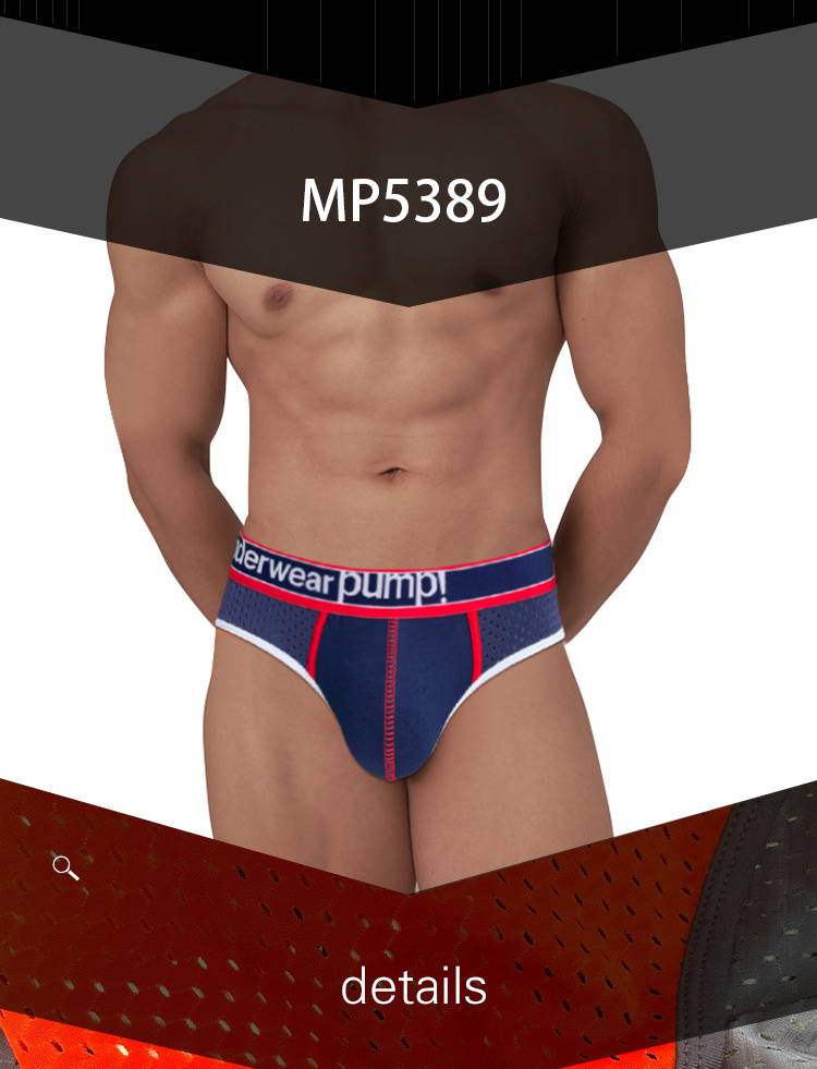 men s sexy mesh underwear - breathable hip lift low waist   fit with   pouch &  , solid color men s briefs for sports & casual wear, comfortable daily wear, modern underwear, highstretch fabric details 3