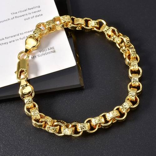 1pc womens fashion bracelet hollow ring interlocking carved number bracelet suitable for men and women daily and party jewelry hypoallergenic birthday gift