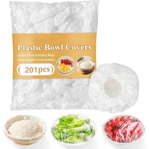 101 201pcs bowl covers bread proofing plastic wrap for food sourdough bread baking rising elastic reusable plate covers outdoor keeping bags shower cap hair deep conditioning