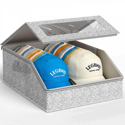 1pc large capacity baseball cap storage saving design convenient for taking out and neat placement suitable for wardrobe bedroom entryway sports or retail store display