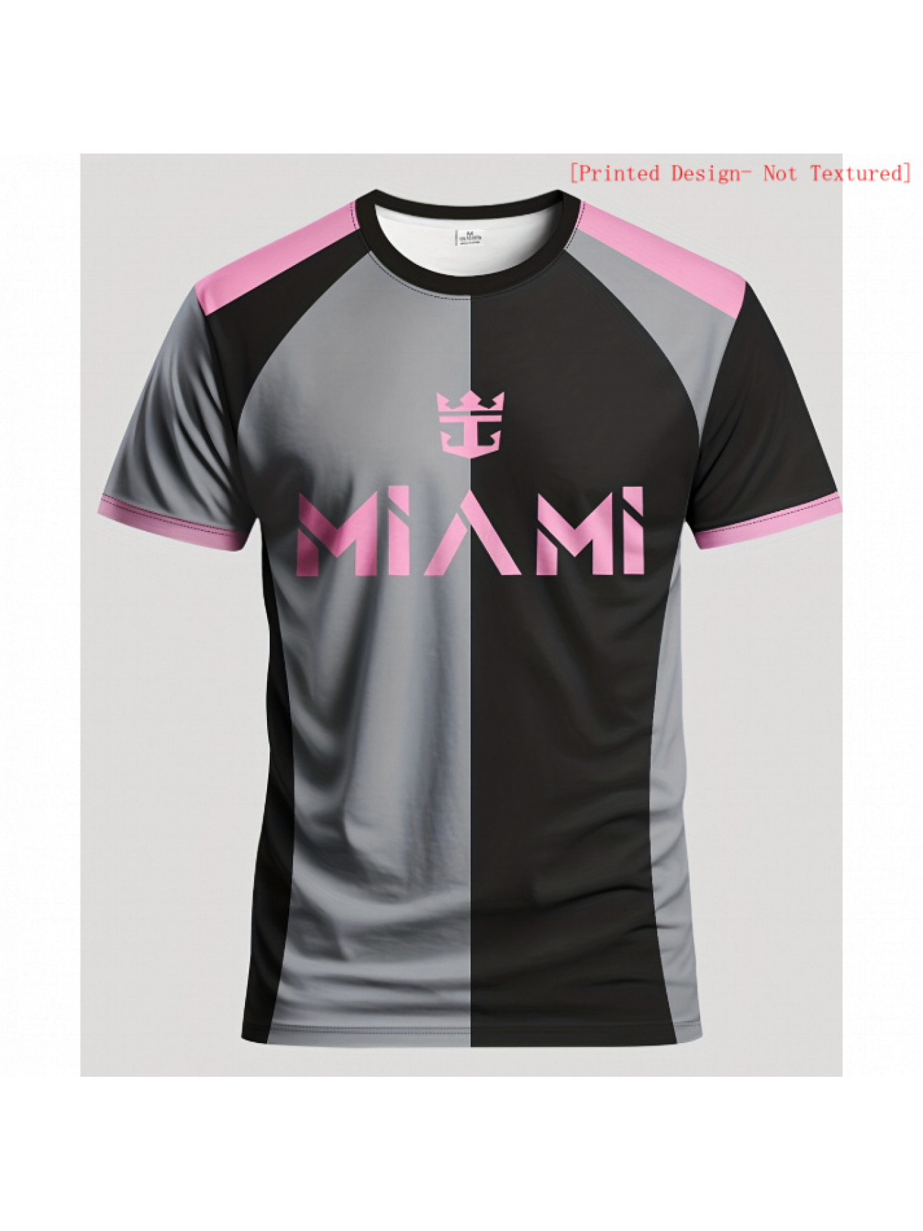 Print Design Without Texture for Men'S And Youth'S Soccer | Comfortable And Breathable Sports T-Shirt, Round Neck Short Sleeves, Fabric, Contrasting Collar, Casual Versatile Top, Suitable for Both Matches And Leisure Wear