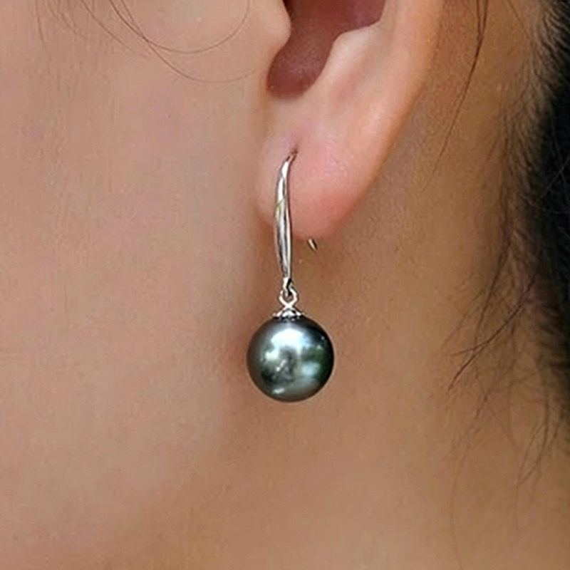 Women's Elegant June Birthstone Drop Earrings, K Plated