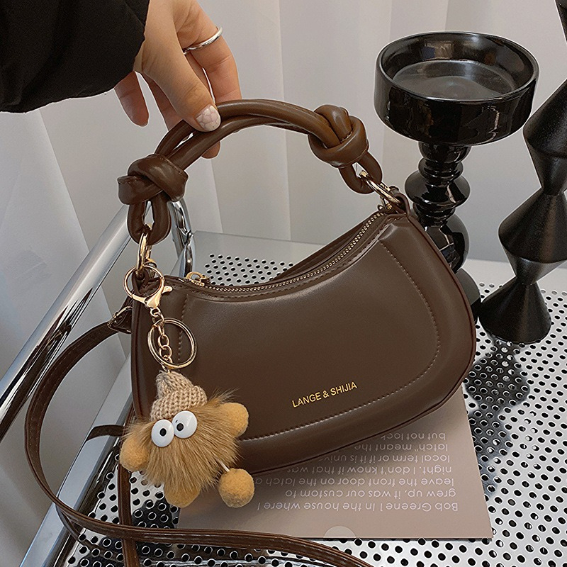 Bolsa Feminina de Mão Multifuncional Casual de Nicho de Alta Gama 4