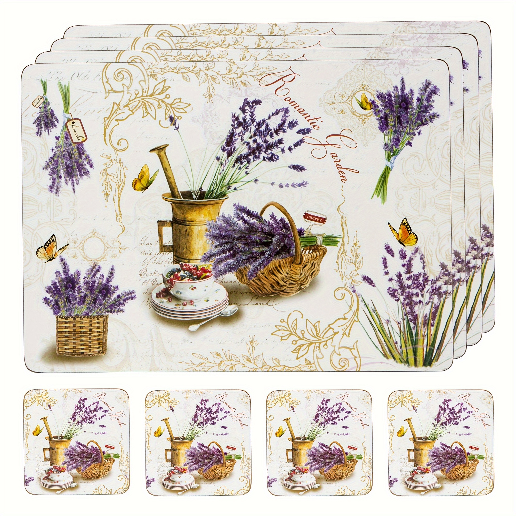 4er Set Untersetzer Und Tischsets Für Esstisch Und Wohndekor_voghion.com
