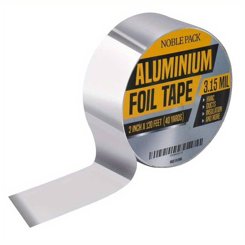 

Aluminum Foil Tape 4" Feet - 2.75 Heavy Duty Tape - Silvery Aluminum Foil Tape, Used For Tent Repairs, Rain Cover Repairs, Pipe Systems, Dryer Vents, Hvac, Pipe Sealing, Etc