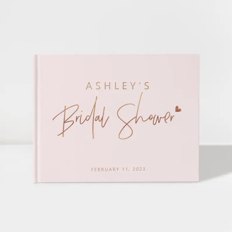 TEMU Personalized Wedding Guest Book & Keepsake Register - 3-in-1 Collection With Signature Log With Your Text Suitable For Weddings, Baby Showers,