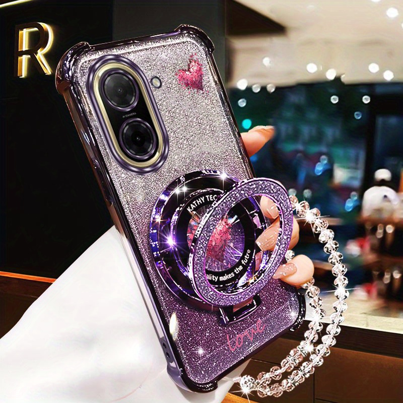 TEMU Custodia per telefono: Lanyard a di per Redmi A5 4G, custodia resistente in pz per Xiaomi Redmi A5 4G, custodia Love in Petal Blossoms per moda