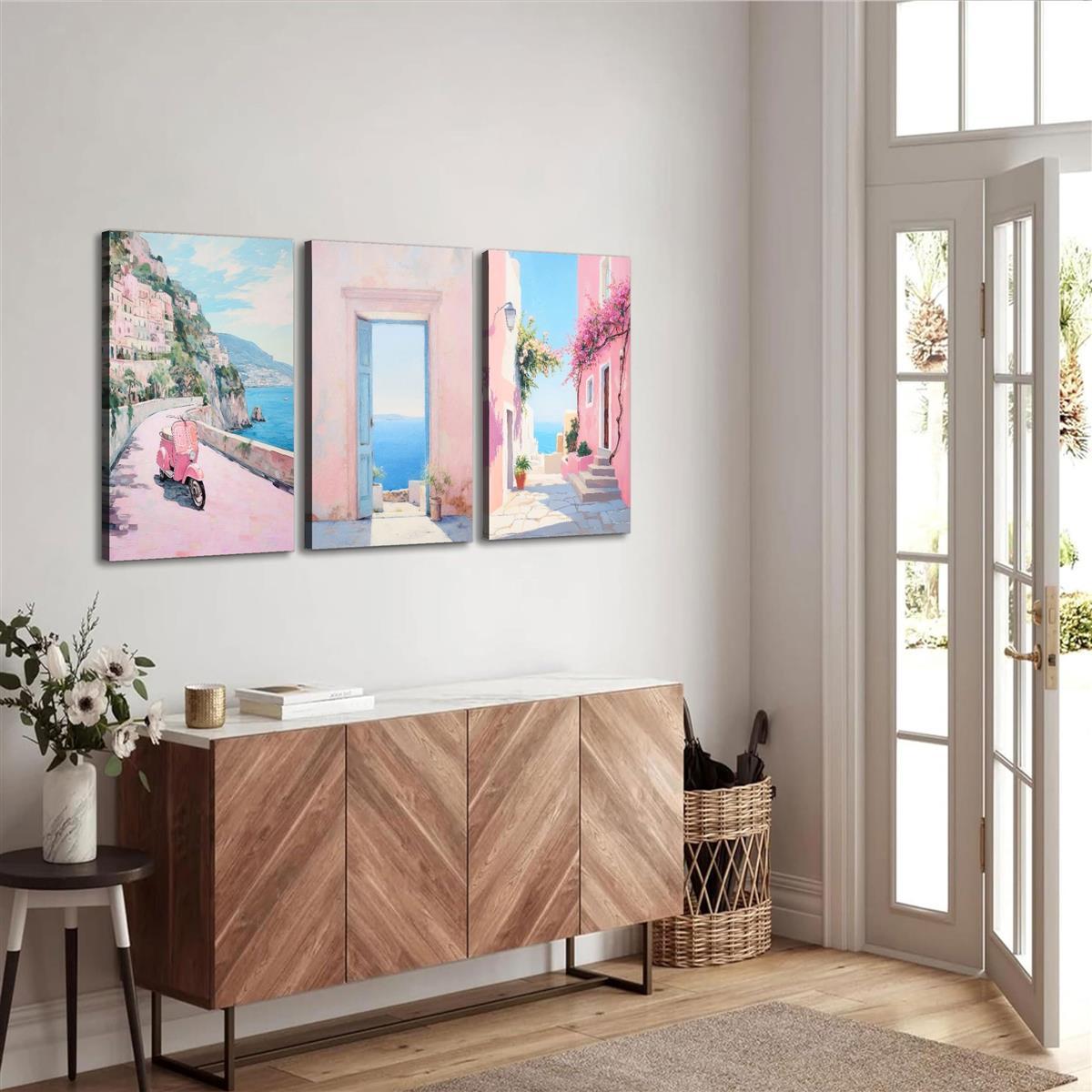 Stampa artistica da parete su tela, motivo: donna nera e fiori, regalo per amici, camera da letto, soggiorno, decorazione estetica moderna, 40 x 60 cm, con cornice
