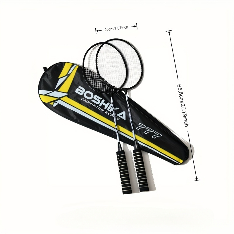 lightweight and durable   set for adults featuring 2 rackets 3 shuttlecocks and a storage bag ideal for outdoor practice suitable for   men and   for beginners and advanced players Product details 1