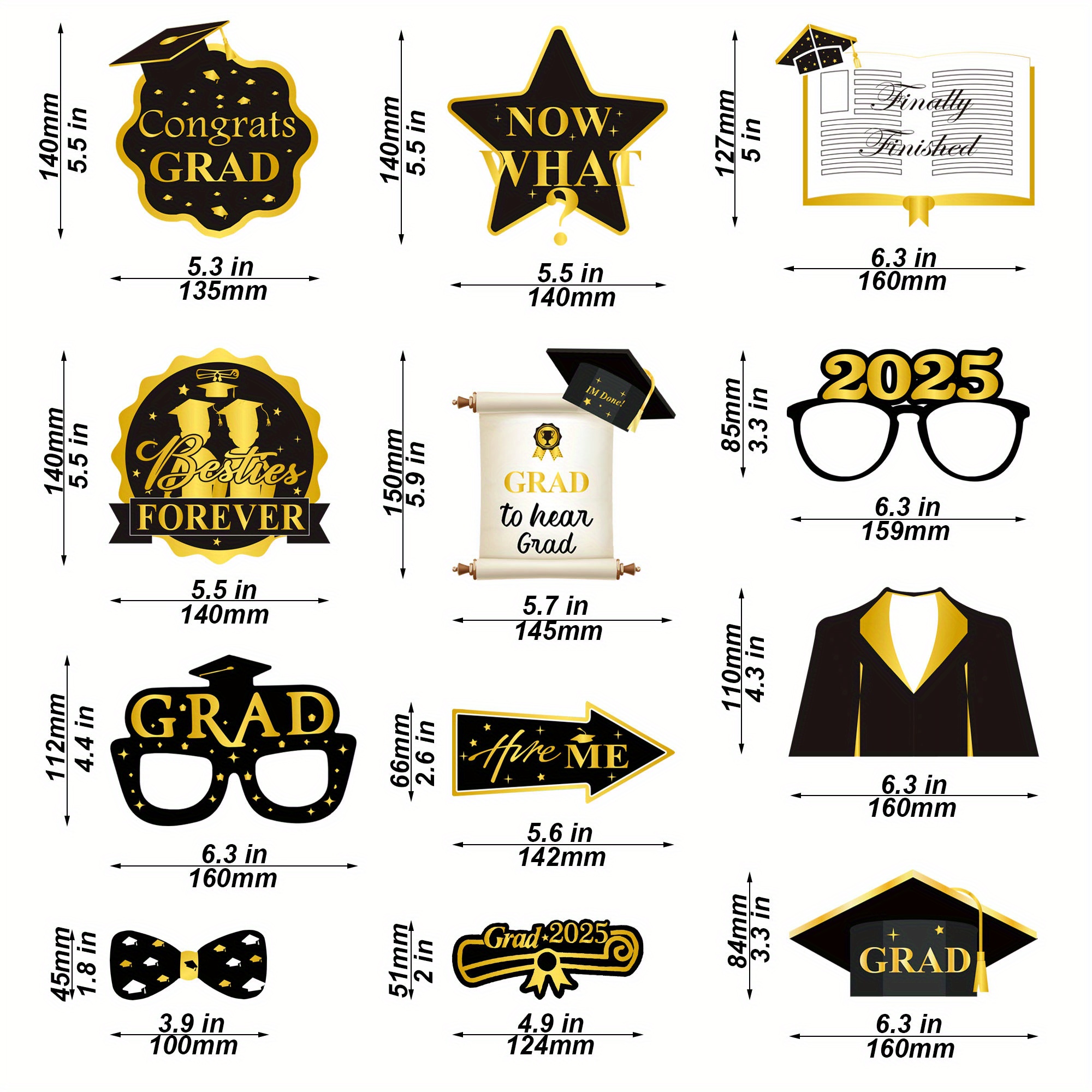 class-2025-graduation-photo-booth-props-funny-congrats-temu