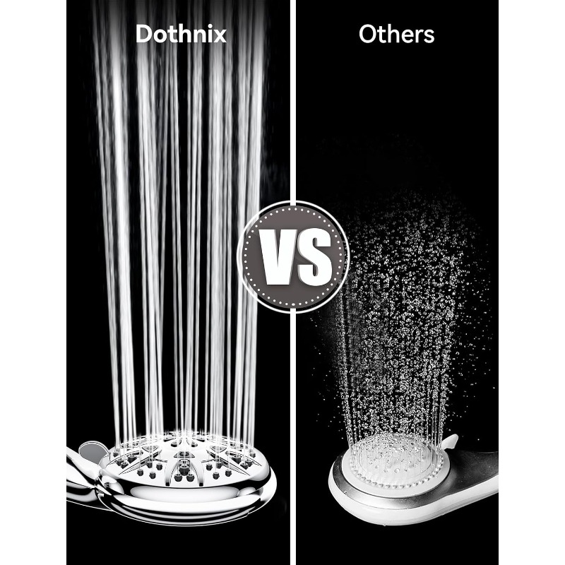 High Pressure Ceiling Mounted Shower Head with 5 Spray Modes