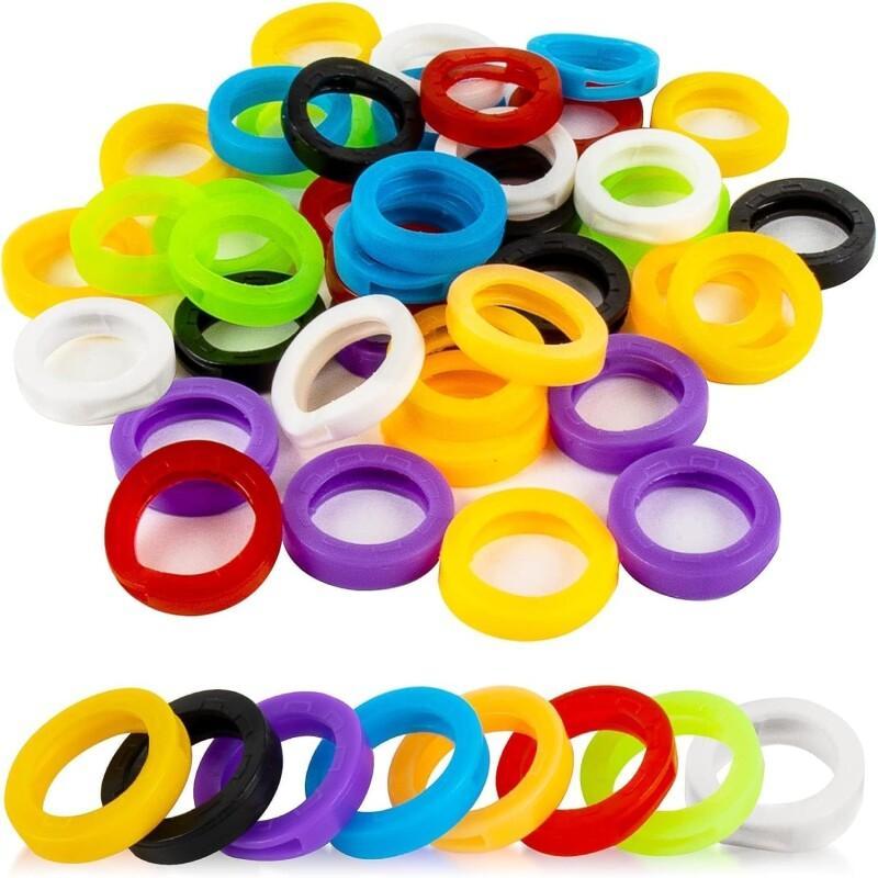 TEMU Regalo di Natale, Confezione da 10 pezzi di Copri Chiavi Vintage Carini e Affascinanti, Custodie per Chiavi in Silicone Qualit�, Etichette di